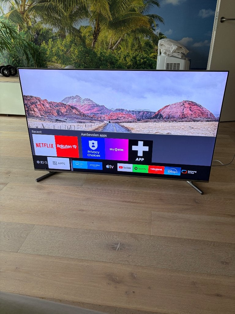 Samsung 55 inch QLED QE55Q6FAMLXXN, Audio, Tv en Foto, Televisies, Zo goed als nieuw, QLED, 100 cm of meer, 4k (UHD), Samsung