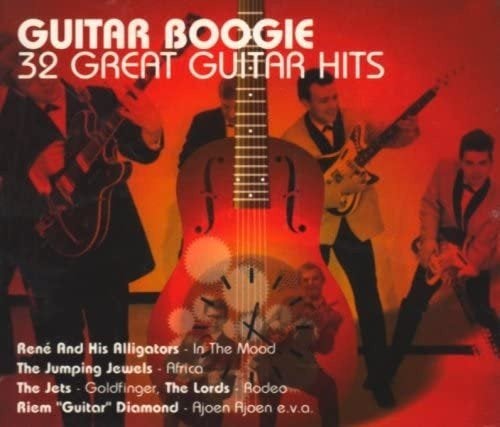 Guitar boogie - 32 great hits - instrumentale NEDERBEAT, Boxset, Ophalen of Verzenden, Zo goed als nieuw, Inclusief boekje