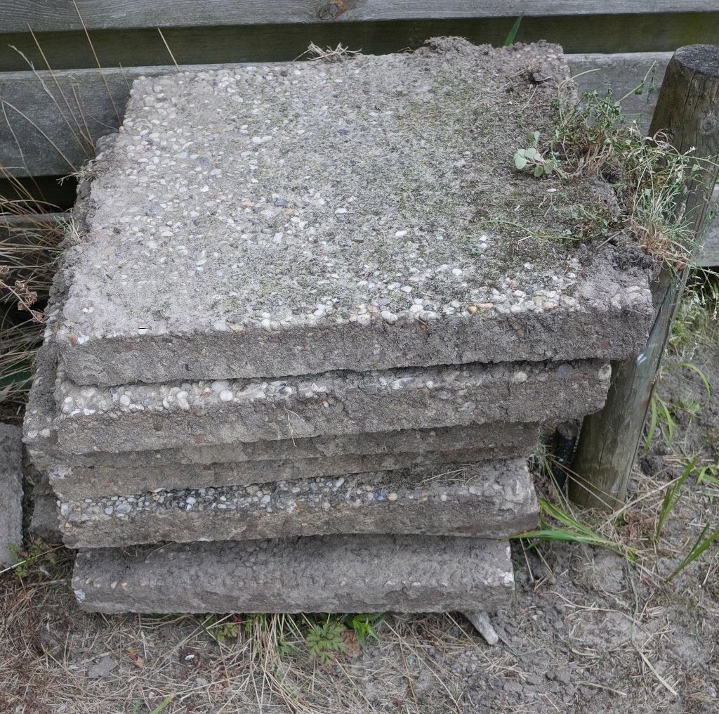 tuin tegels 7, Tuin en Terras, Tegels en Klinkers, Ophalen, Gebruikt, Minder dan 5 m², Beton