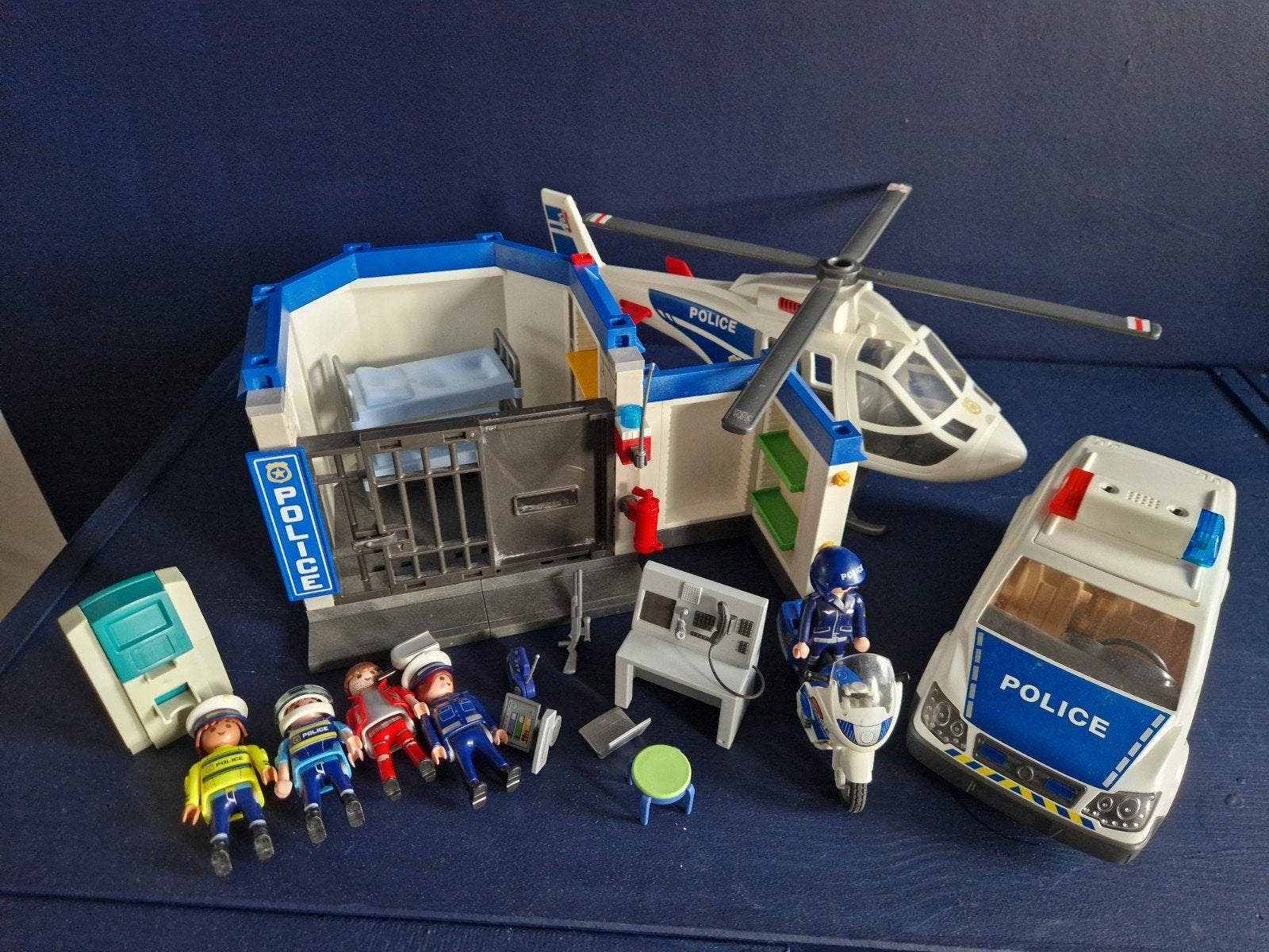 Playmobil Politiebureau Set (70568) met Voertuigen, Ophalen, Gebruikt, Gebouw, Complete set