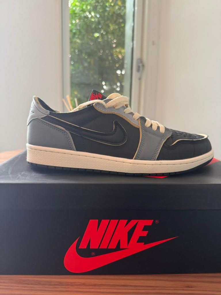 Air Jordan 1 Retro Low OG EX "Dark Smoke Grey, Overige kleuren, Ophalen of Verzenden, Sneakers of Gympen, Zo goed als nieuw