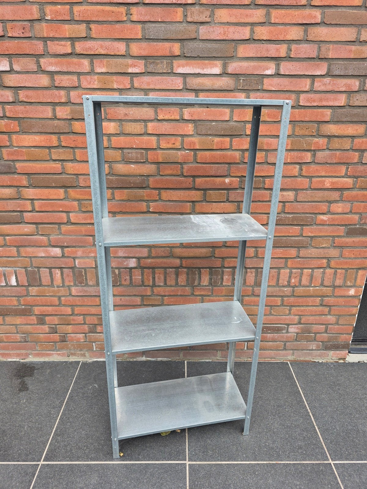 Metalen rek met 3 planken, Ophalen, Zo goed als nieuw