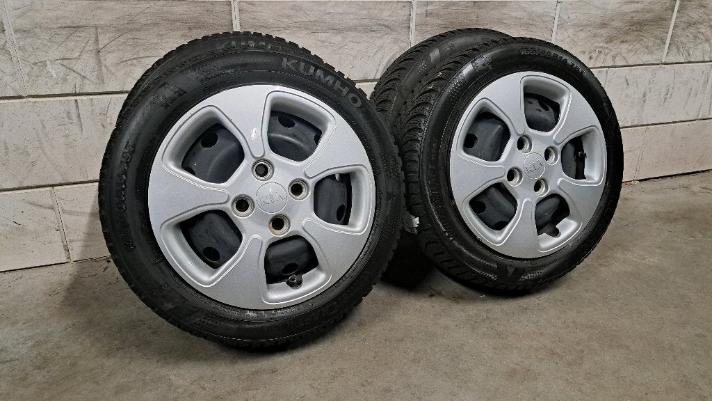 Winterbanden Kia Picanto i10 Alto Celerio Pixo 165/60/14, 14 inch, Gebruikt, Banden en Velgen, Winterbanden