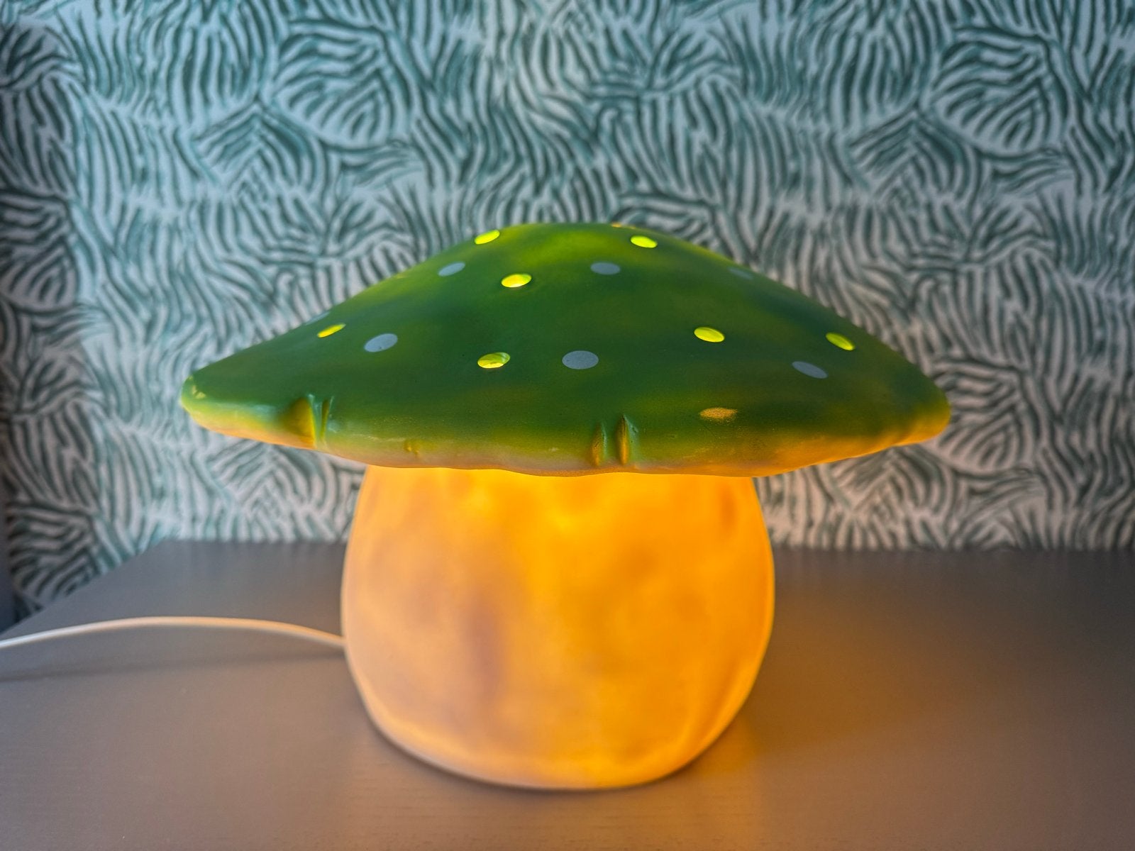 Leuke paddenstoel lamp - sfeervolle verlichting - Heico, Ophalen, Overige stijlen, Gebruikt, Kunststof