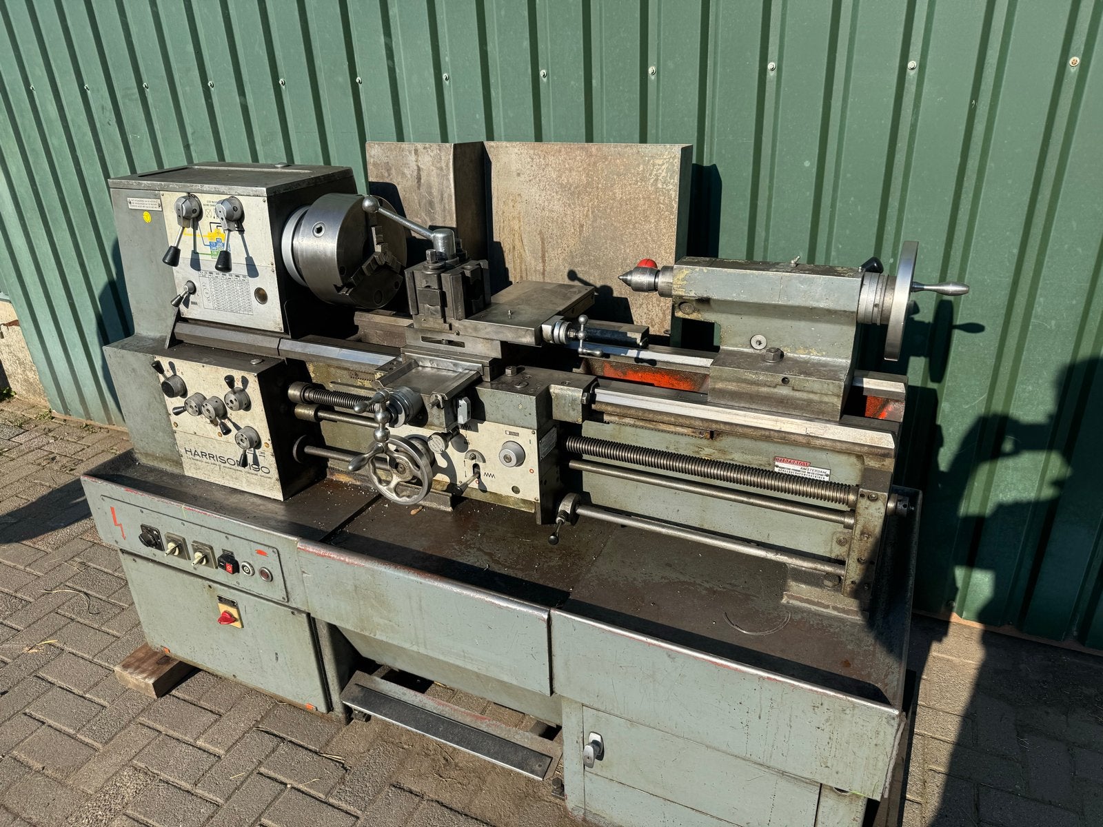 Harrison 190 draaibank met accessoires, Doe-het-zelf en Verbouw, Ophalen, Gebruikt, Metaaldraaibank, 500 tot 1000 mm