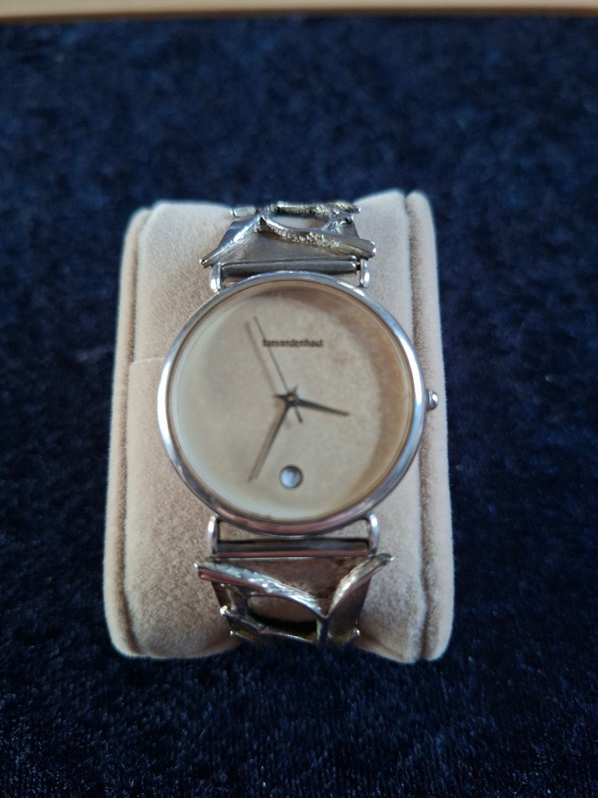 zilveren dames horloge Ton van den Hout, Ophalen, Zilver, Overige materialen, Overige merken