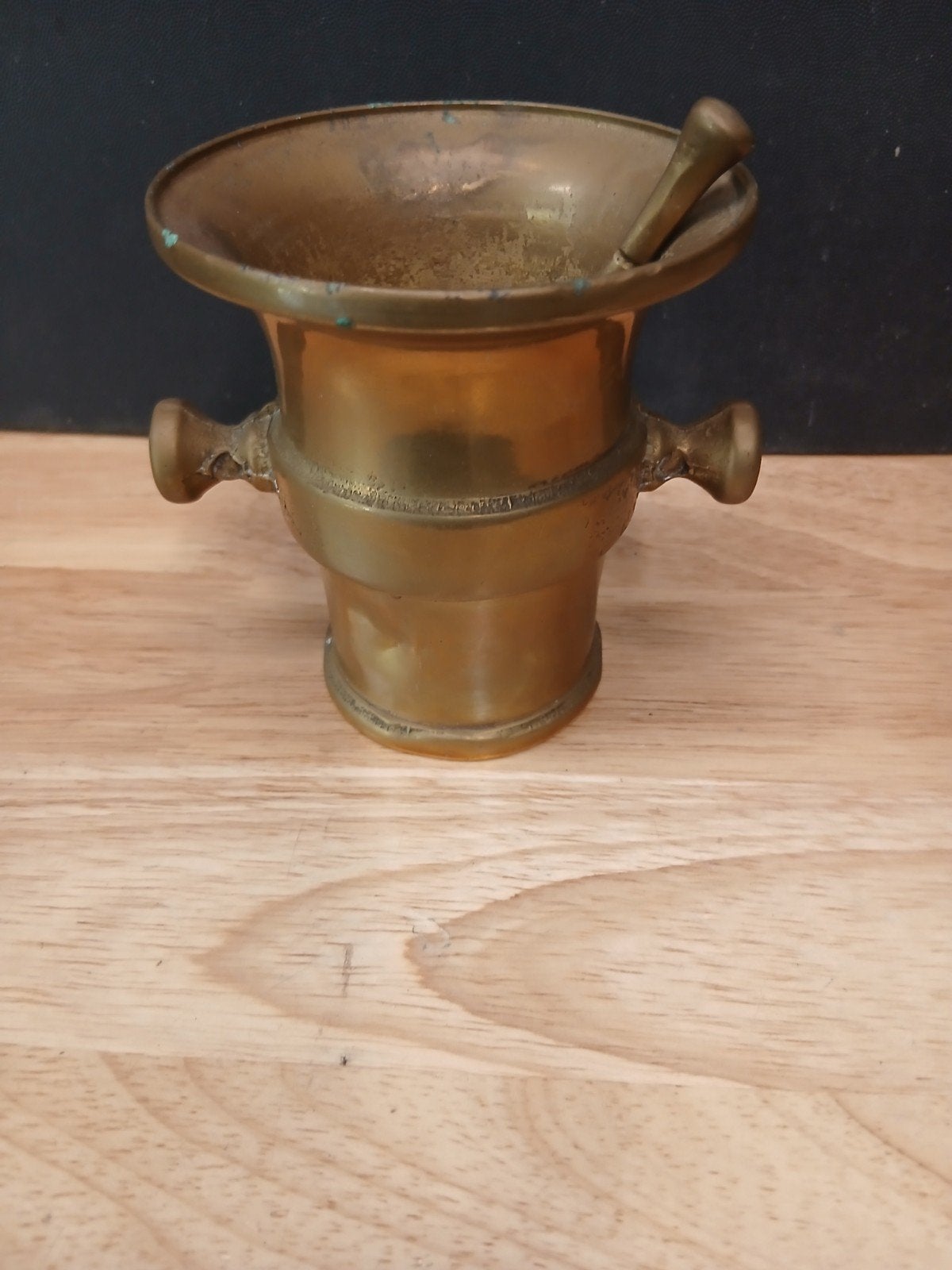 Antieke Bronzen Vijzel met Stamper, Antiek en Kunst, Ophalen of Verzenden