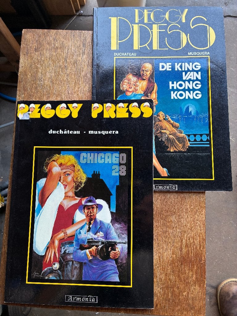 LOSSE VERKOOP ; Peggy Press; 2 delen , zie foto's, Meerdere stripboeken, Ophalen of Verzenden, Zo goed als nieuw, Duchateau - Musquera