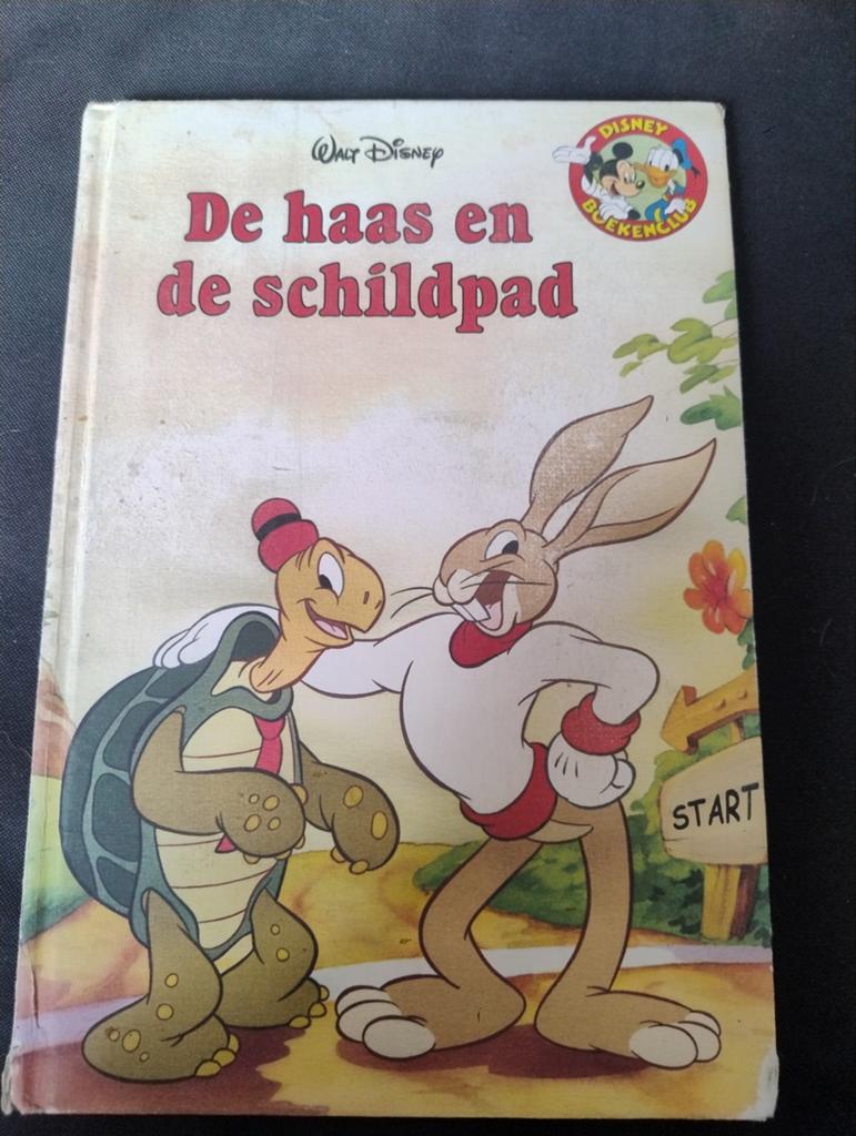 Walt Disney: De Haas en de Schildpad - Disney Boekenclub, Ophalen of Verzenden, Gelezen, Walt Disney, Sprookjes