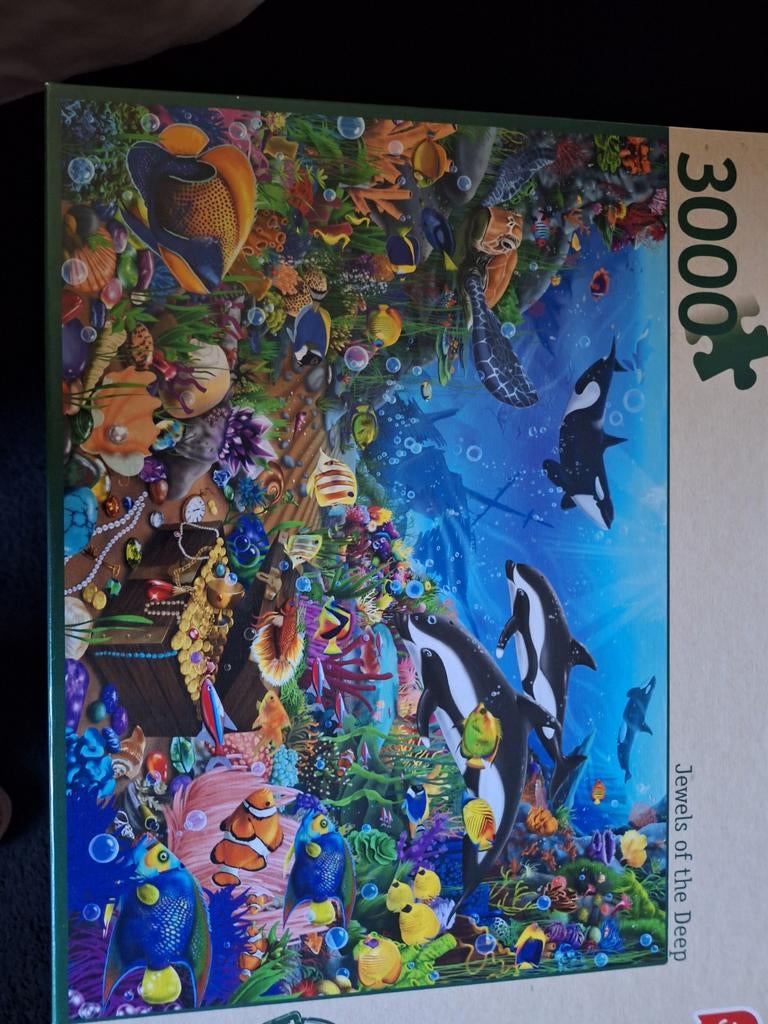 Jumbo Legpuzzel 3000 Stukjes - Jewels of the Deep, Ophalen of Verzenden, Meer dan 1500 stukjes, Gebruikt, Legpuzzel