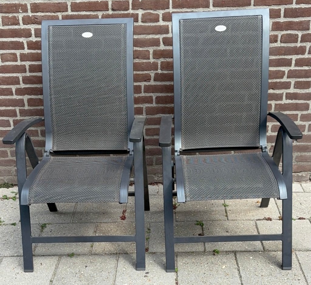 Tuinstoelen, Ophalen, Gebruikt, Metaal, Verstelbaar