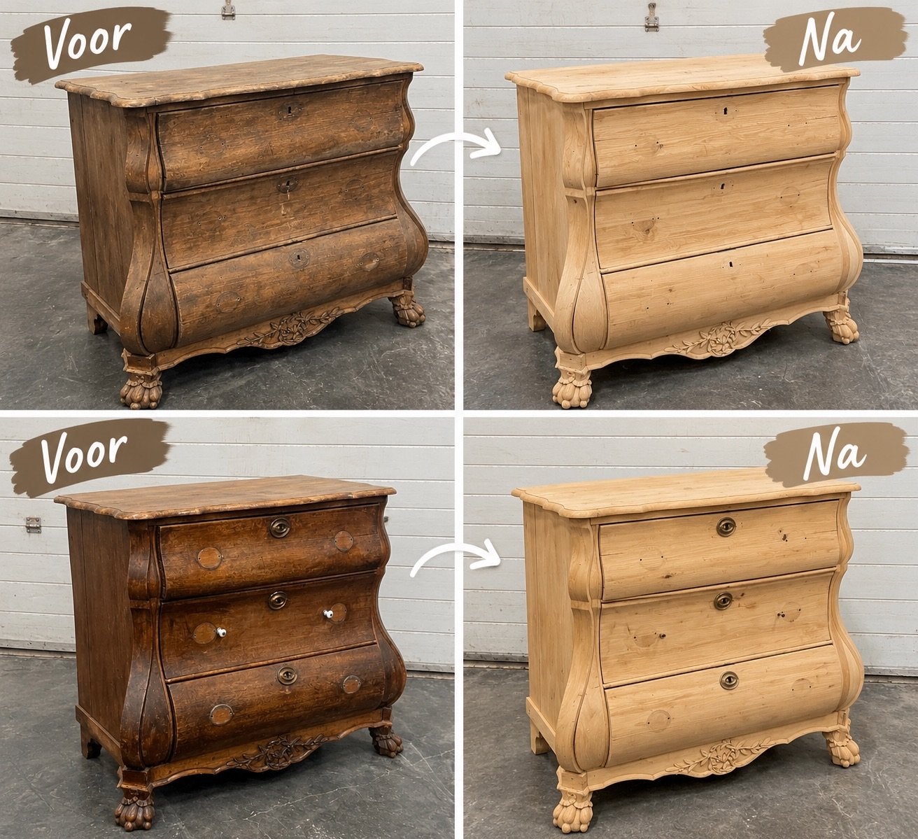 Meubelrestauratie en -renovatie, Ophalen