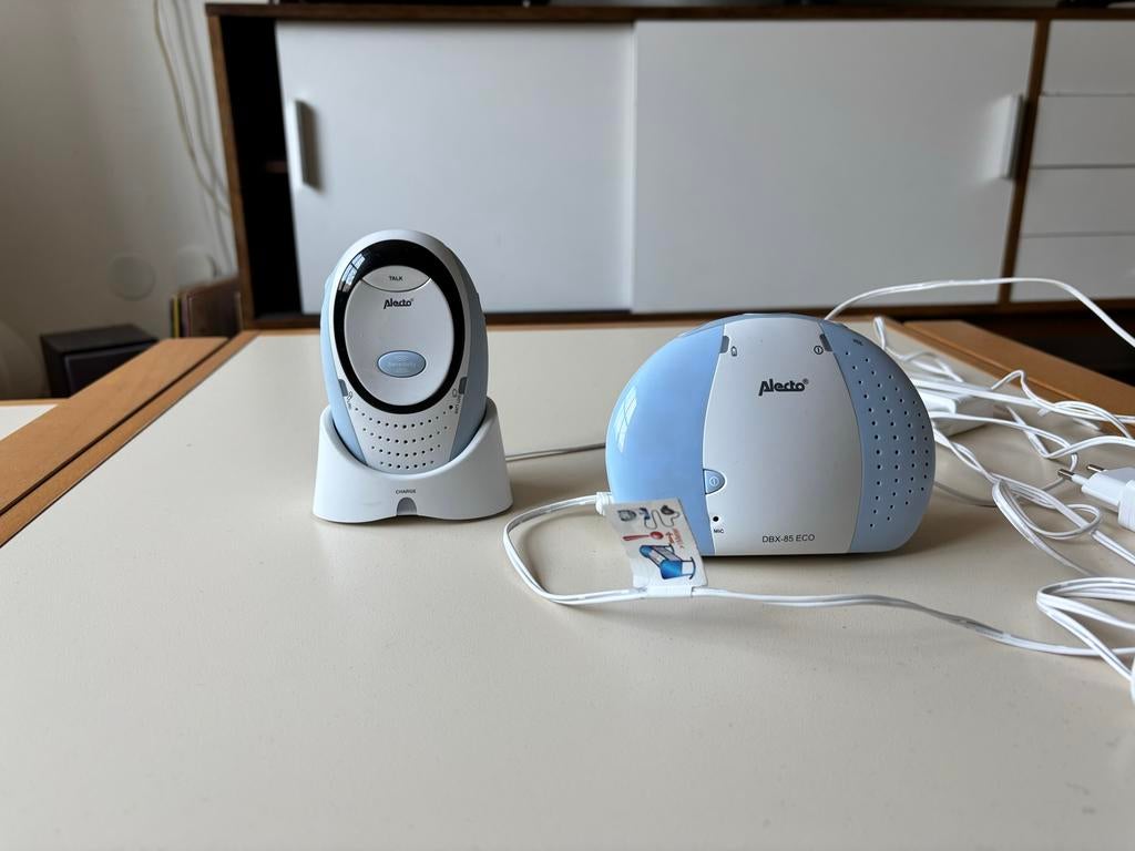 Alecto DBX-85 ECO Babyfoon met Terugspreekfunctie, Ophalen, Gebruikt, 100 tot 250 meter, Digitaal