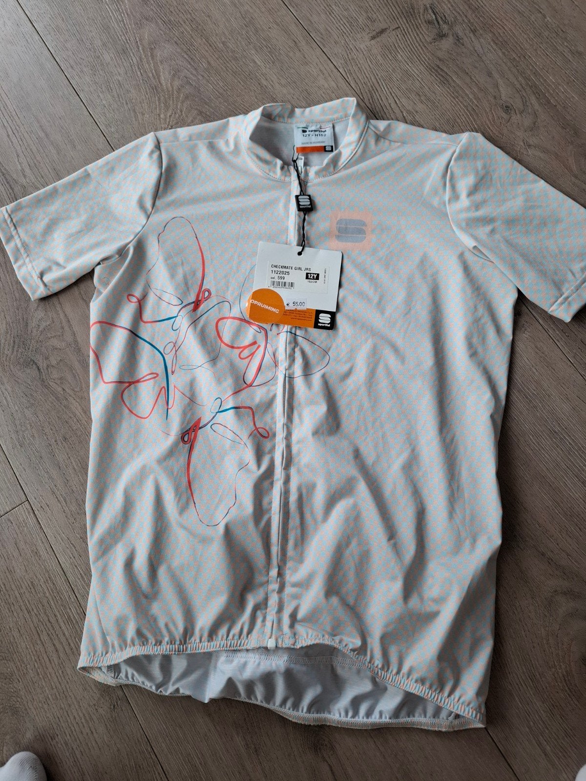 sportfull wielershirt nieuw maat 12 jaar kinderen
