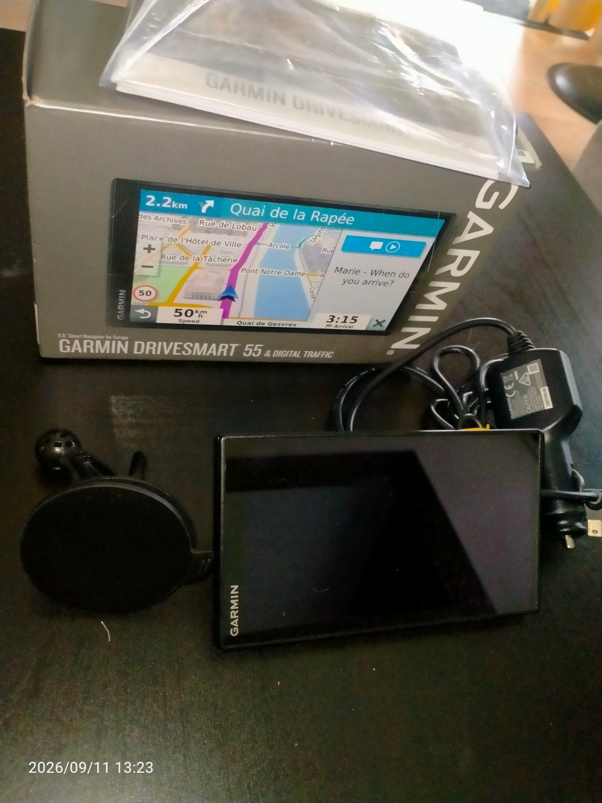 Garmin DriveSmart 55 & Digital Traffic Navigatiesysteem, Ophalen of Verzenden, Zo goed als nieuw