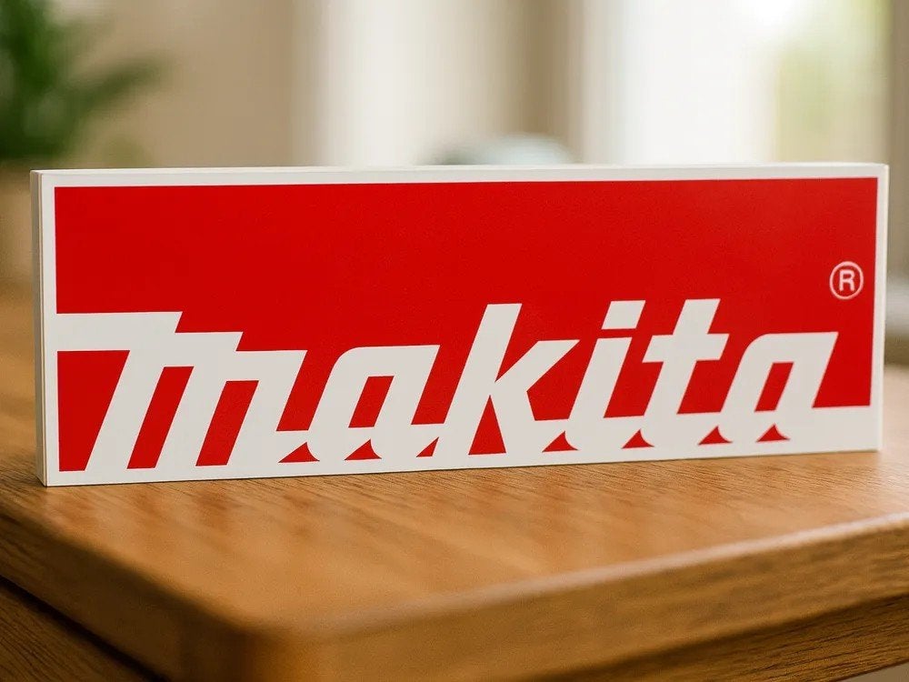 3D Geprint Makita Logo - Perfect voor de Werkplaats, Ophalen of Verzenden, Nieuw