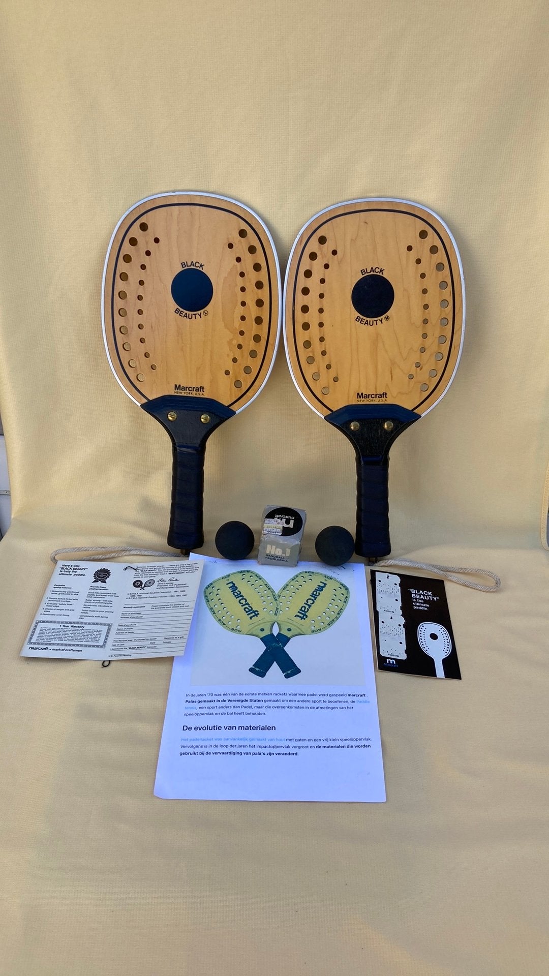 Paddle van Marcraft is nog nieuw van 1973, Sport en Fitness, Ophalen, Padelracket