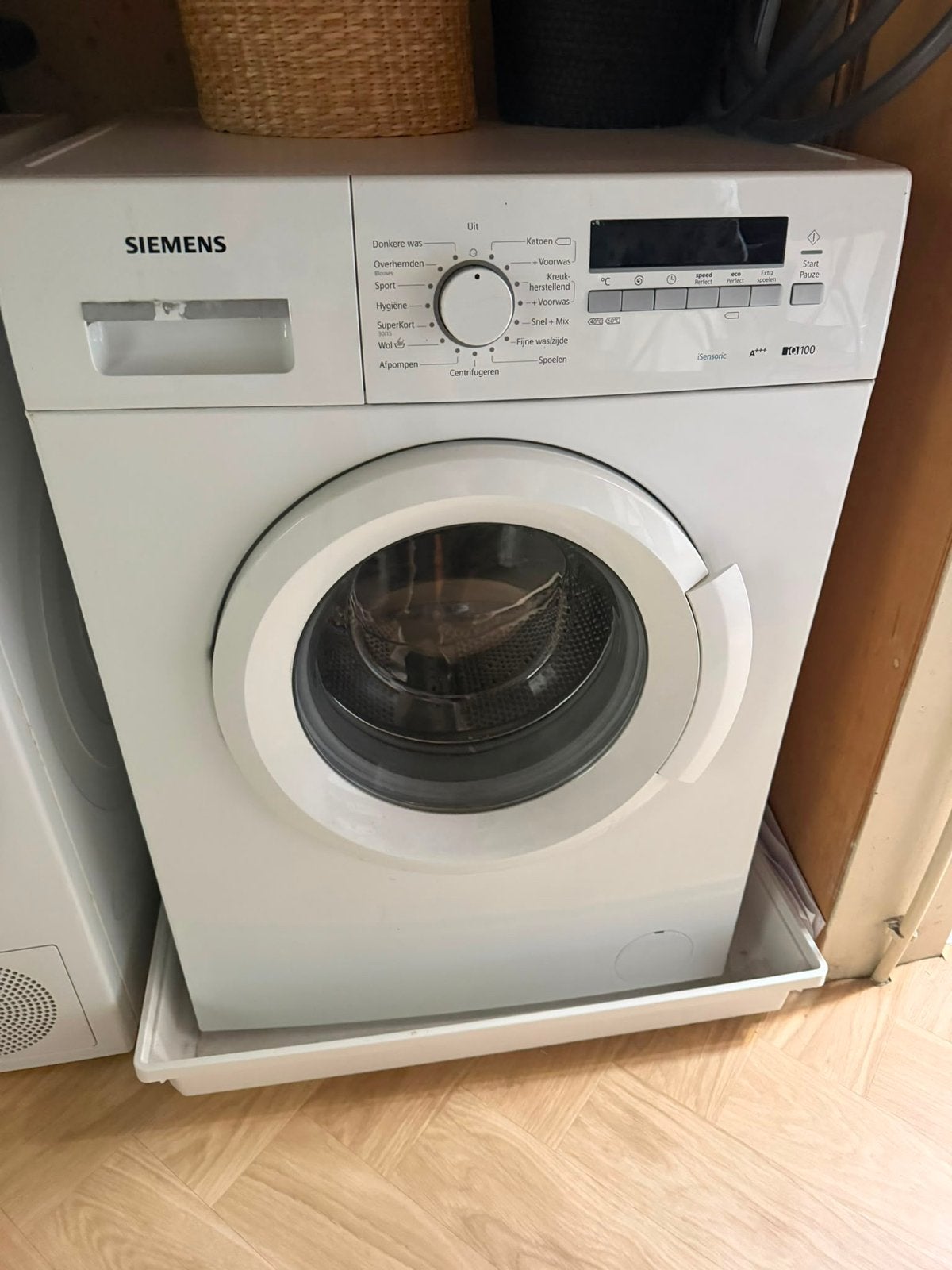 Siemens iQ100 wasmachine – A+++ – nette staat, Ophalen, Zo goed als nieuw, 85 tot 90 cm, 1200 tot 1600 toeren