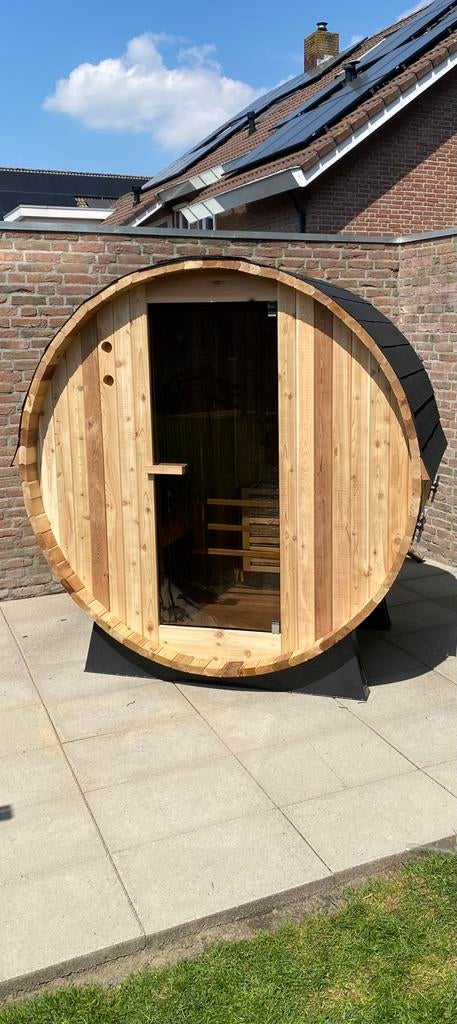 Sauna Barrel/tube montage, Ophalen of Verzenden, Nieuw, Complete sauna