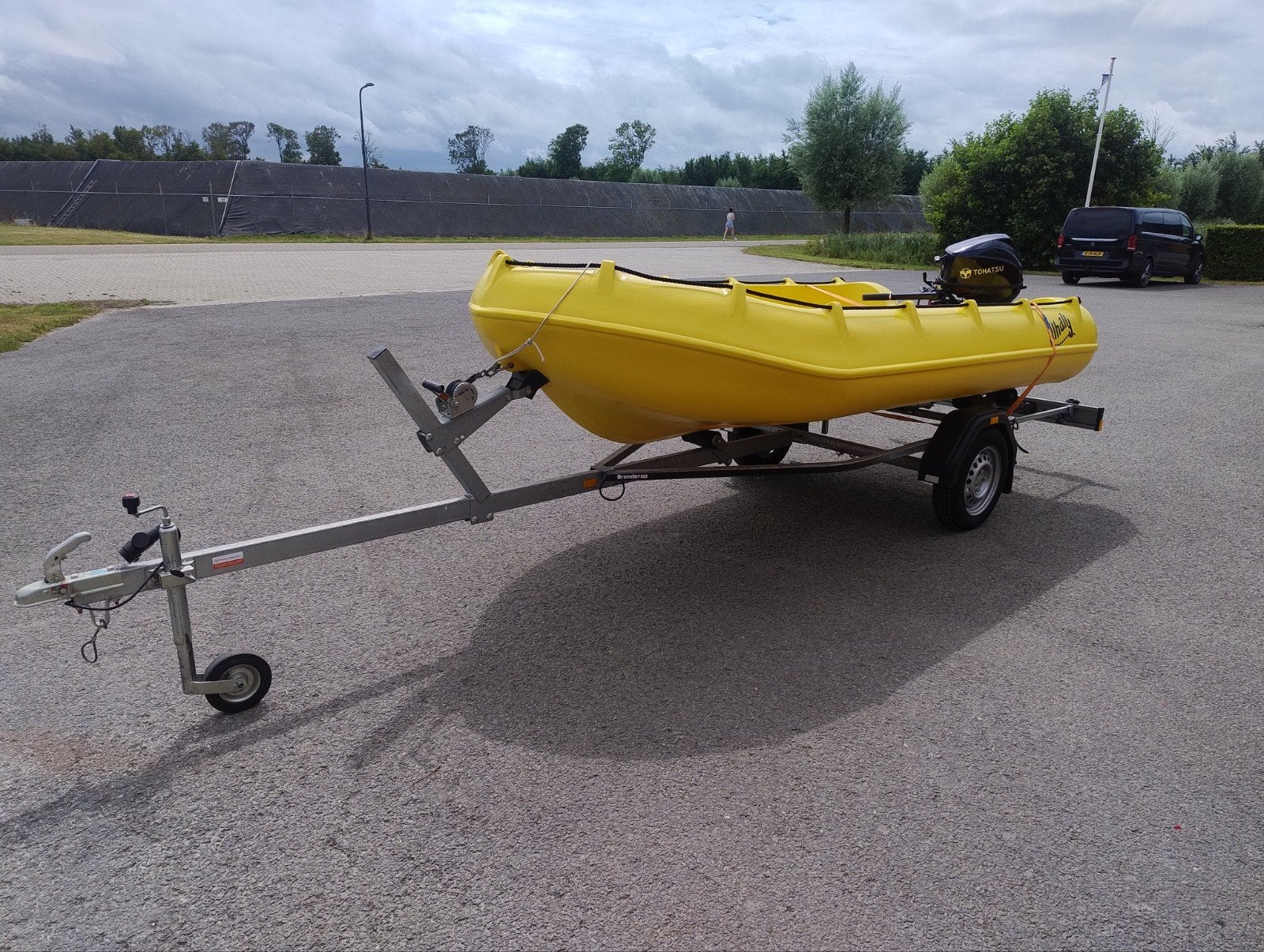 Whaly 370 met Tohatsu 8 pk langstaart buitenboamotor., Ophalen, Zo goed als nieuw, Overige merken