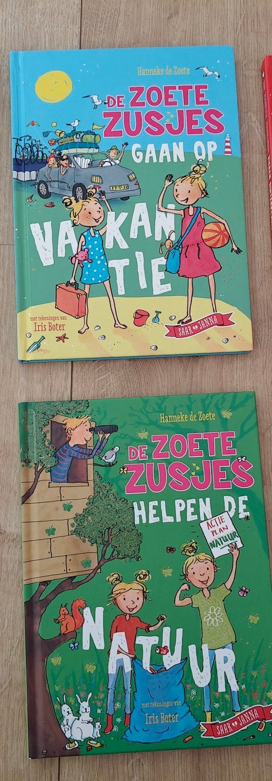 De Zoete Zusjes: Vakantie & Natuur (2 boeken), Boeken, Ophalen, Zo goed als nieuw