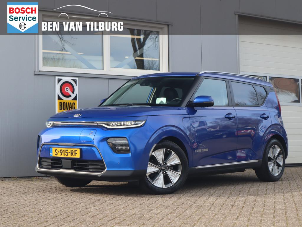 Kia e-Soul ExecutiveLine 64 kWh / Schuifdak / Stoelkoeling &, Auto's, Kia, Verwarming stoelen achter, Gebruikt, Zwart, Leder