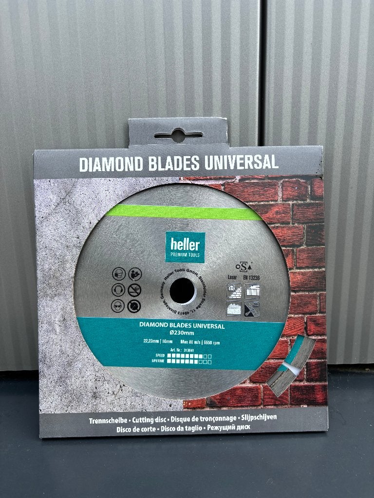 Heller Diamantzaagblad voor Droogzagen – 230 x 22.23mm, Minder dan 30 mm, Heller, Overige typen, Nieuw