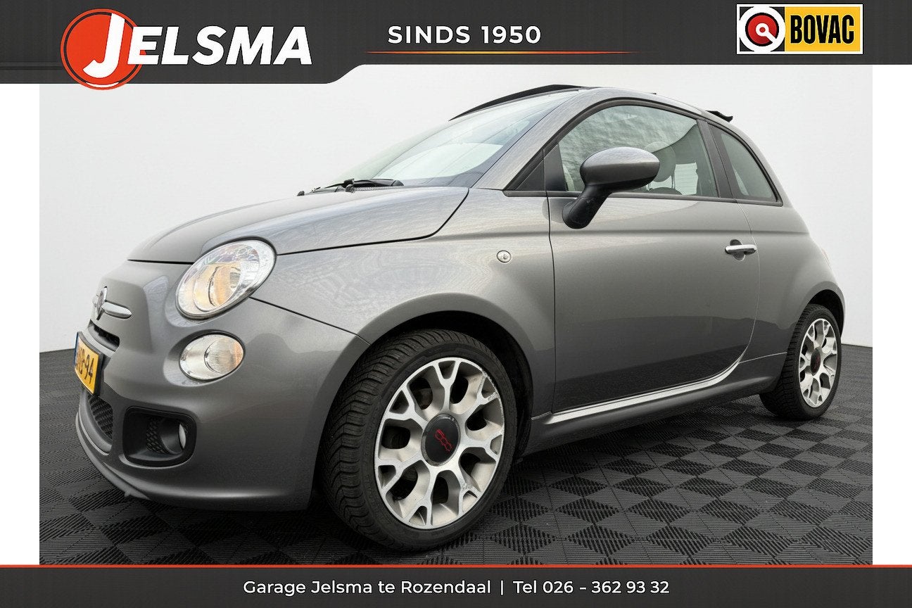 Fiat 500C 0.9 TwinAir 500S, orig NL auto (bj 2013), Auto's, Fiat, Euro 5, 86 pk, Gebruikt, 31 €/maand