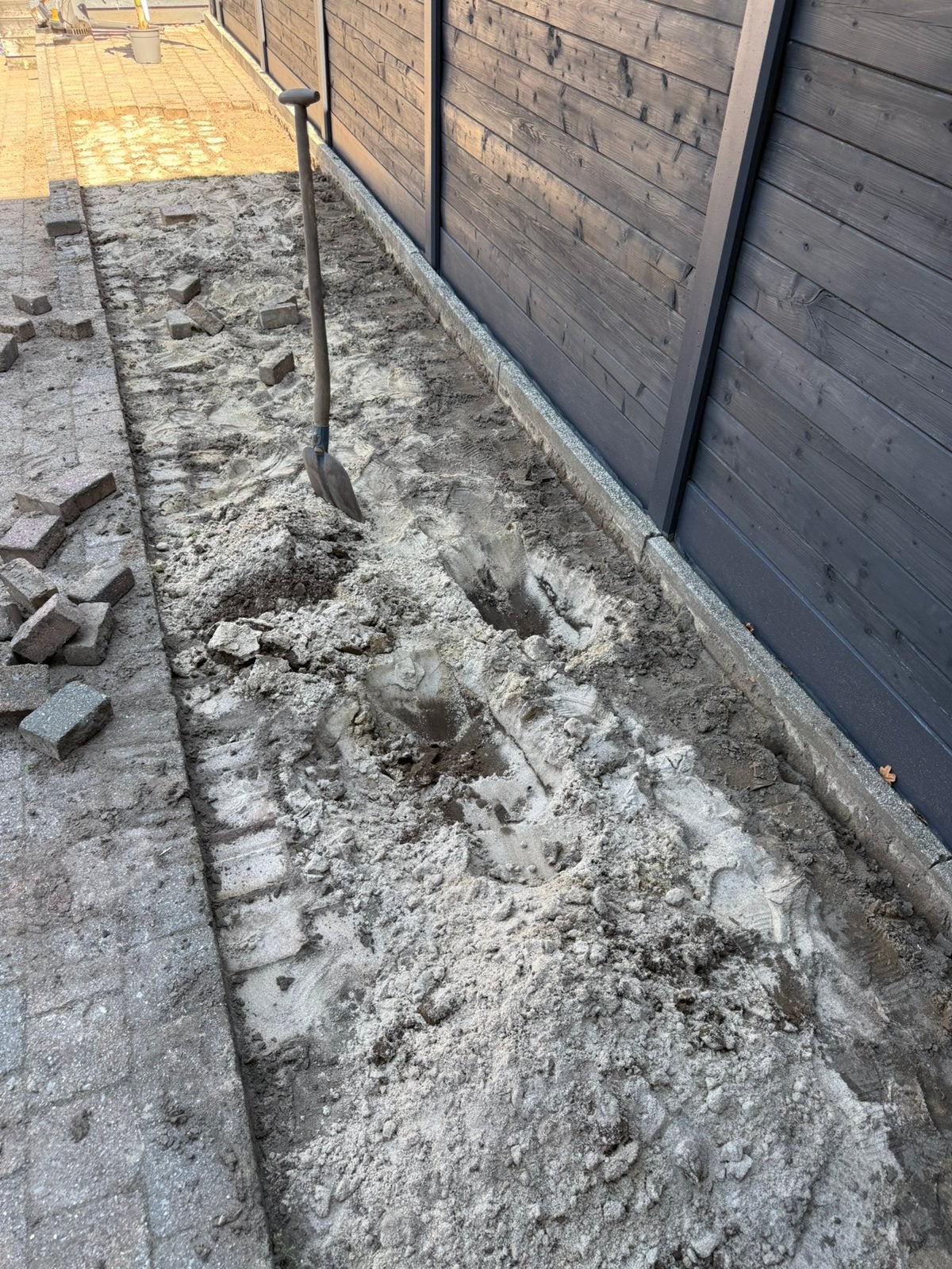 Geel zand, Ophalen