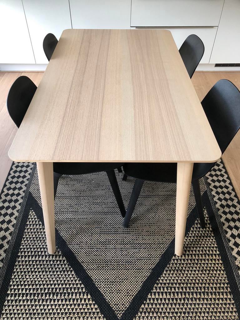 Eettafel Ikea, Ophalen, Gebruikt, Rechthoekig, Hout