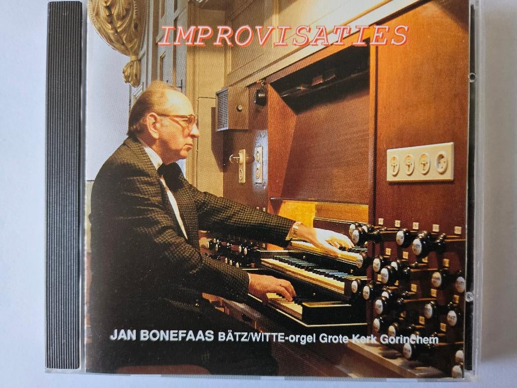 Jan Bonefaas - orgel improvisaties Grote Kerk Gorinchem, Ophalen of Verzenden, Zo goed als nieuw, Overige genres
