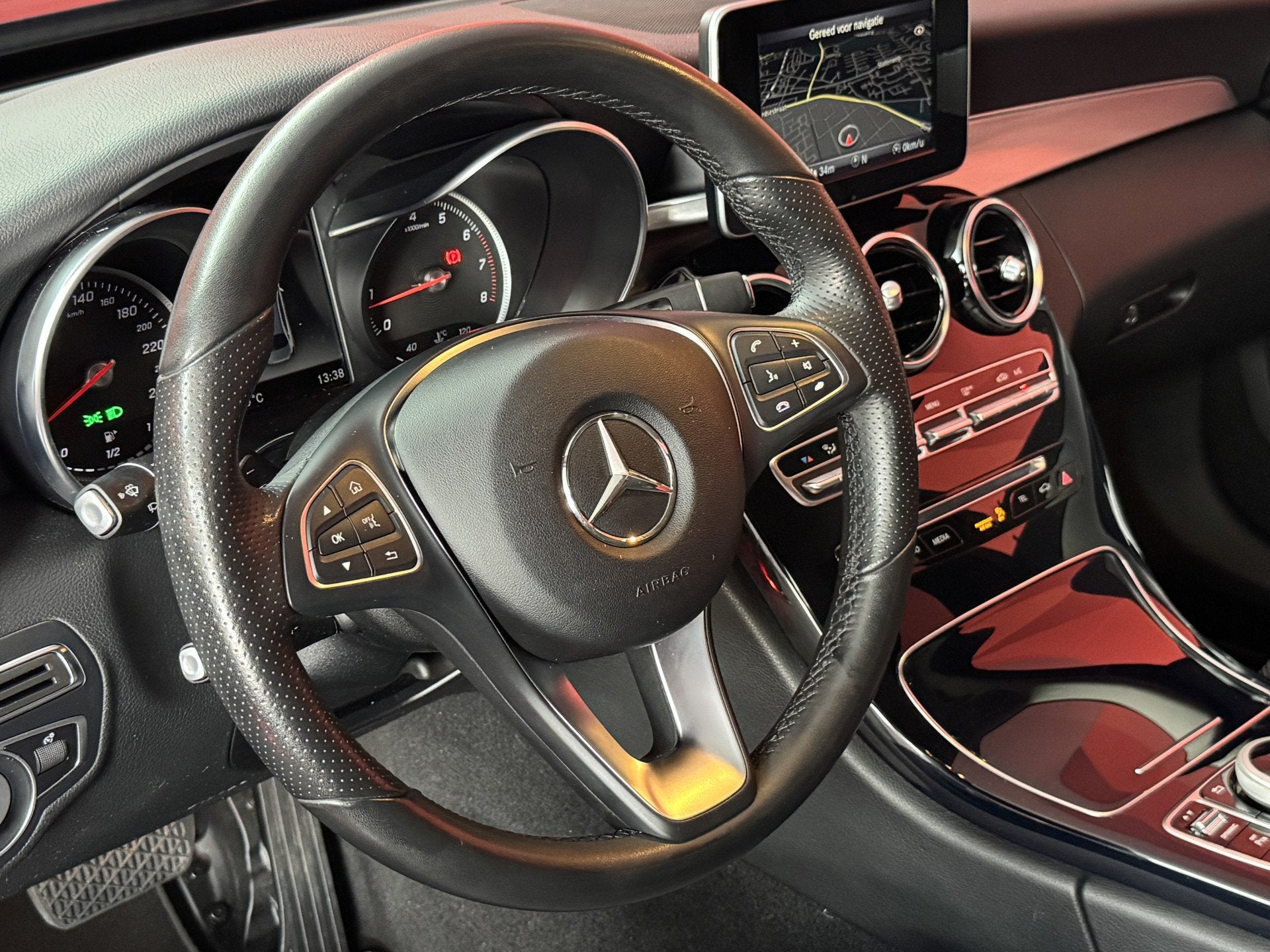 Mercedes-Benz C-Klasse 180 Business Solution | Stoelverwarmi, Automaat, Blauw, Leder en Stof, Bedrijf