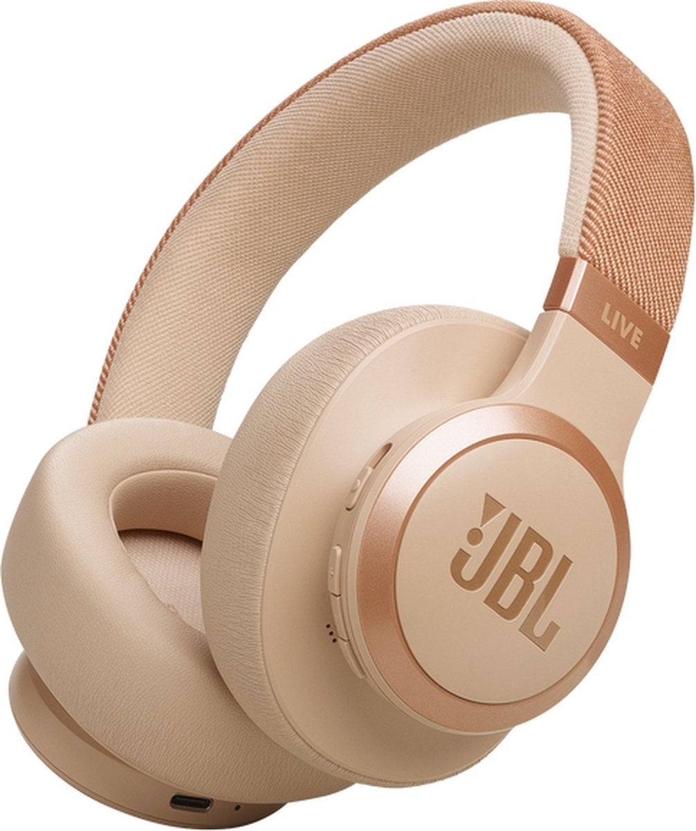 JBL Live 770NC – Sandstone – Excellent Condition, Audio, Tv en Foto, Koptelefoons, JBL, Bluetooth, Zo goed als nieuw, Over-ear