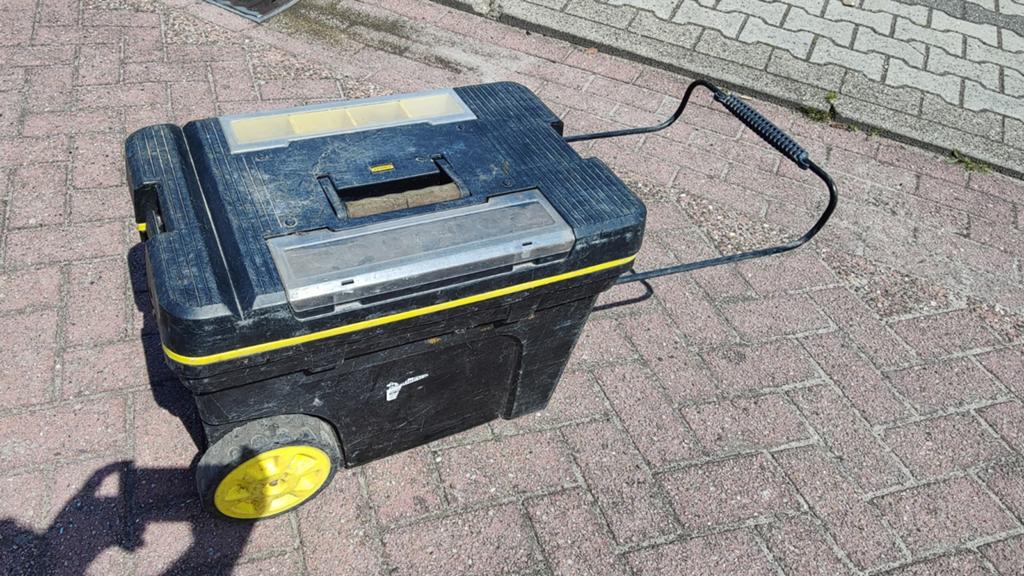 Stanley gereedschapskoffer op wielen, Doe-het-zelf en Verbouw, Ophalen of Verzenden, Gebruikt
