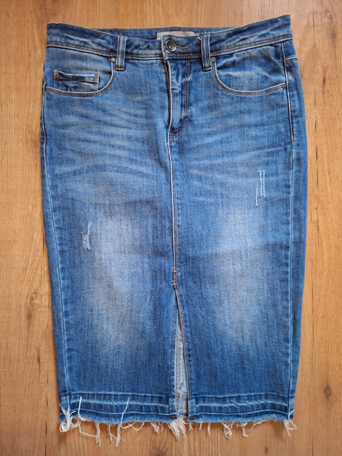 Vero Moda lange spijkerrok maat S, Blauw, Vero Moda, Ophalen of Verzenden, Maat 36 (S)