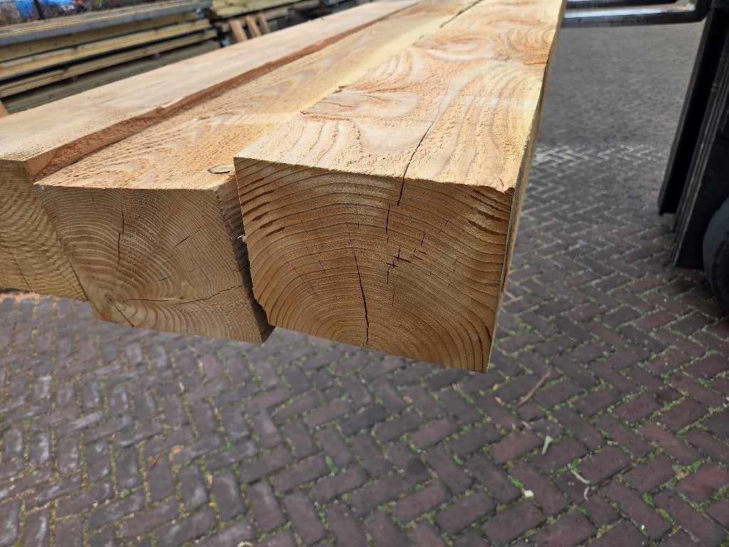 3 Douglas balken /palen 15x20 cm 5.00 meter lang - nr: TB57, Ophalen, Nieuw, 250 cm of meer, Palen