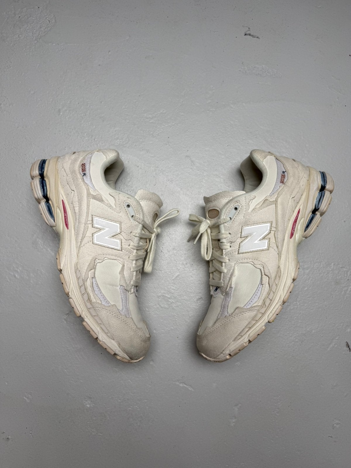 New Balance 2002R Protection Pack White, Wit, Ophalen of Verzenden, Sneakers of Gympen, Zo goed als nieuw