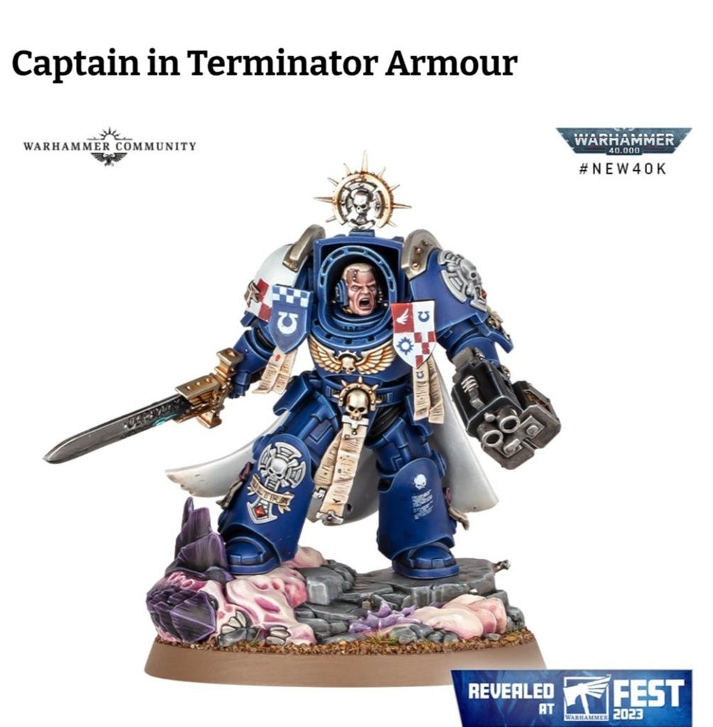 Warhammer 40K Captain in Terminator Armour - Leviathan, Ophalen of Verzenden, Nieuw, Warhammer 40000, Figuurtje(s)