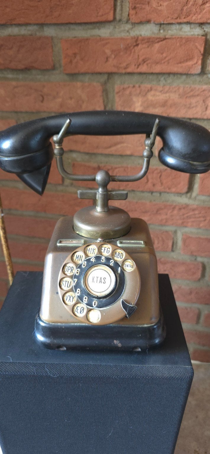 Zeldzame werkende KTAS telefoon ca. 1940 – Denemarken, Antiek en Kunst, Ophalen