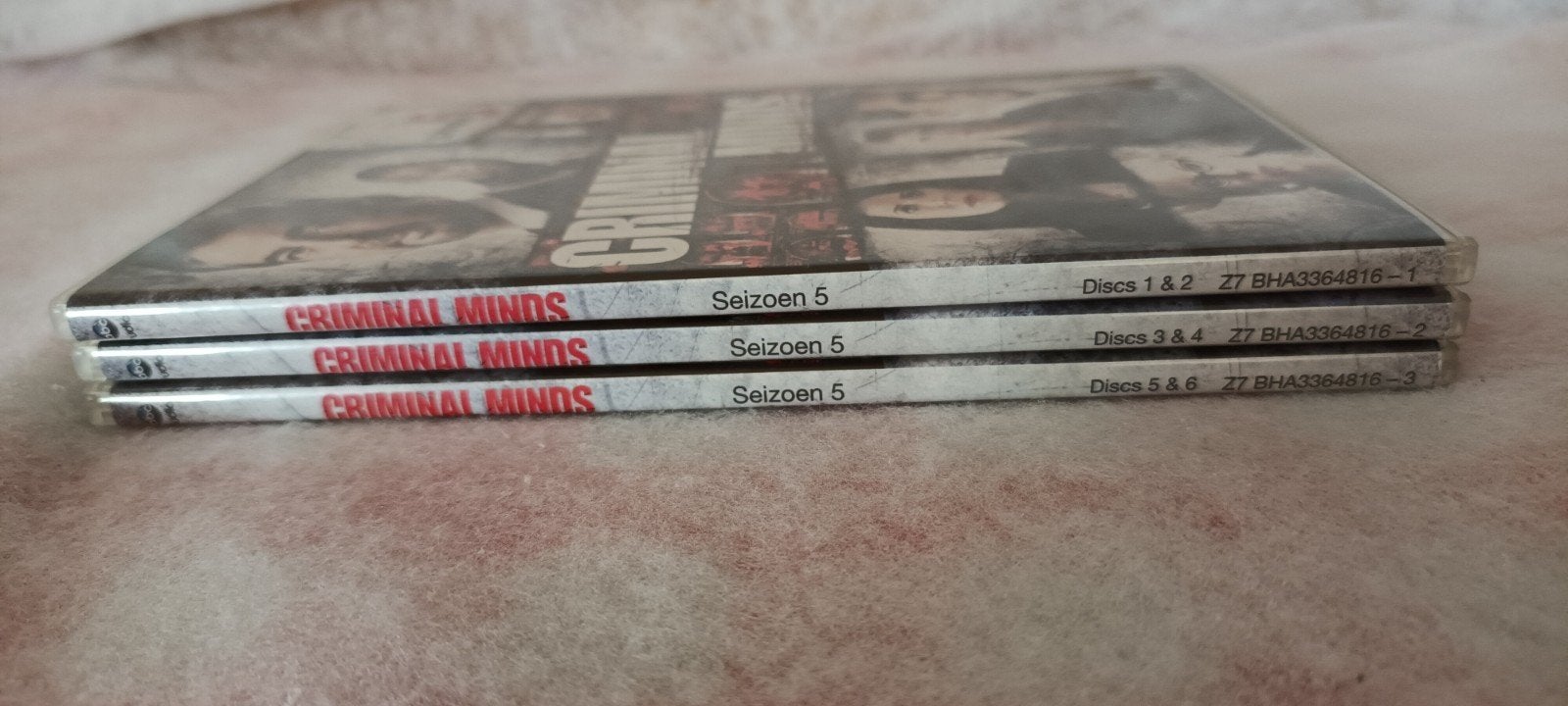 Criminal Minds Seizoen 5 - Complete DVD set (6 DVD's), Vanaf 12 jaar, Ophalen of Verzenden, Gebruikt, Thriller