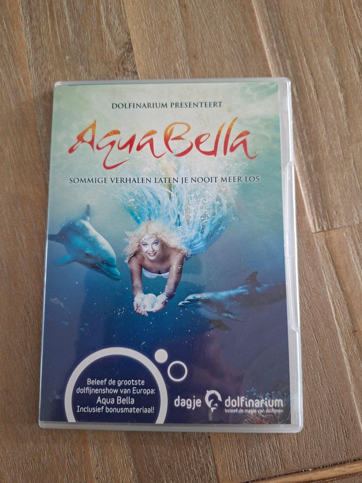 Dvd aquabella, show dolfinarium, Ophalen of Verzenden, Overige typen