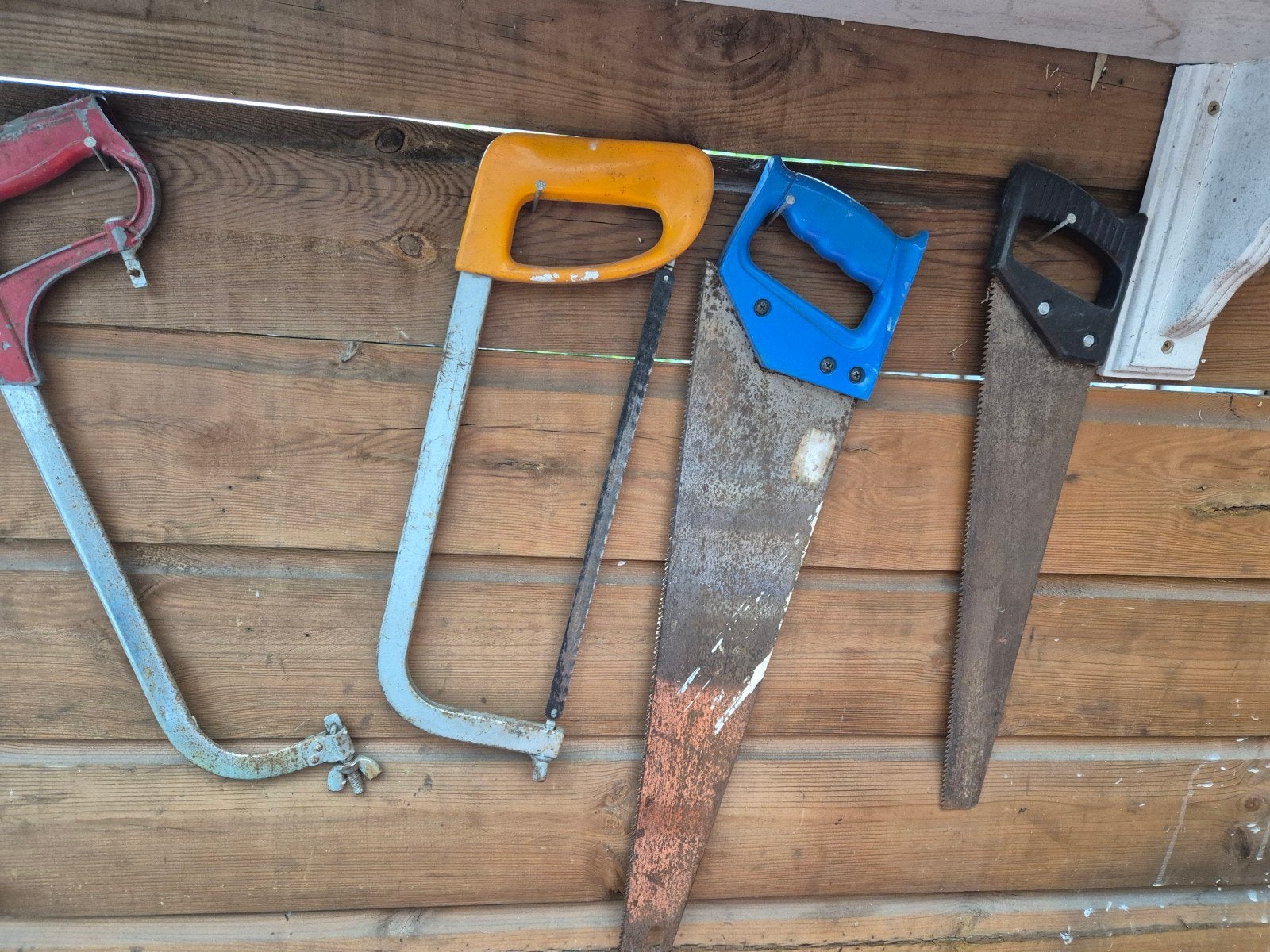 Diverse zagen voor hout en ijzer, Ophalen of Verzenden, Gebruikt, Zaag, Overige merken