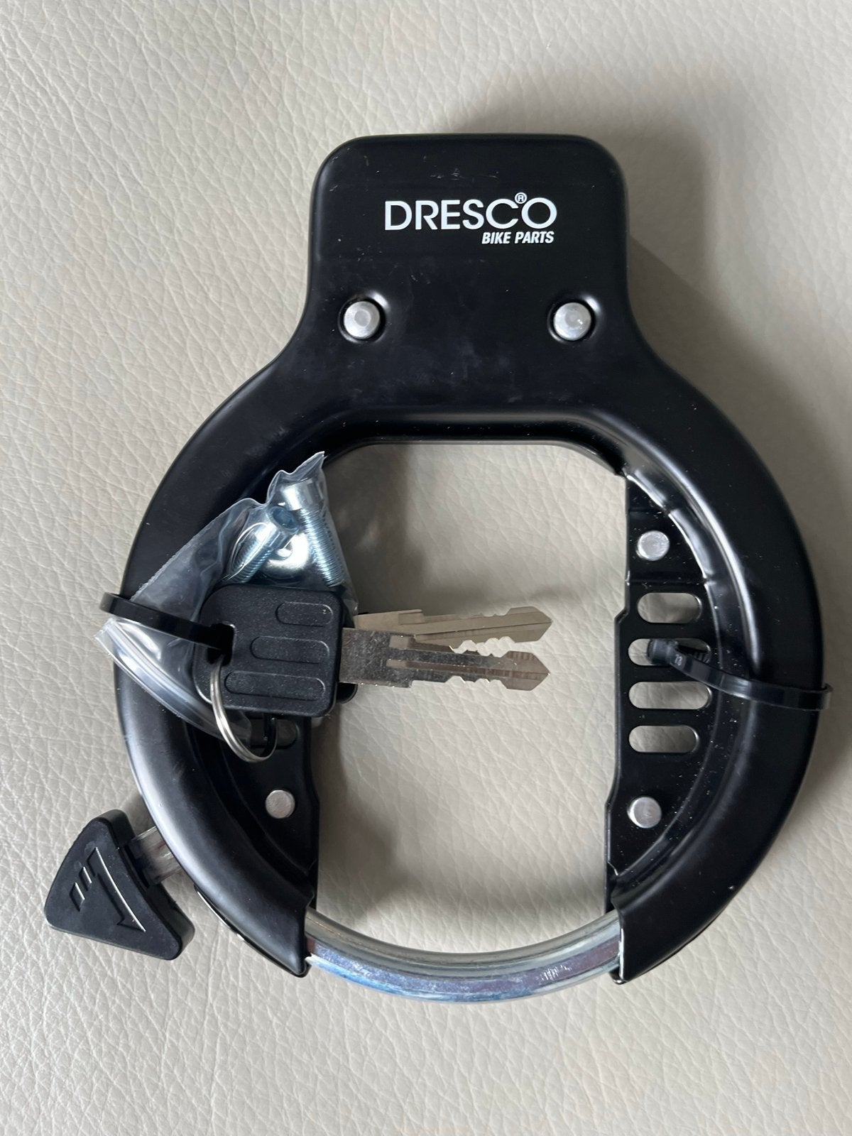 Dresco Ringslot met Sleutels - Nieuw, Fietsen en Brommers, Ophalen of Verzenden, Nieuw, Ringslot