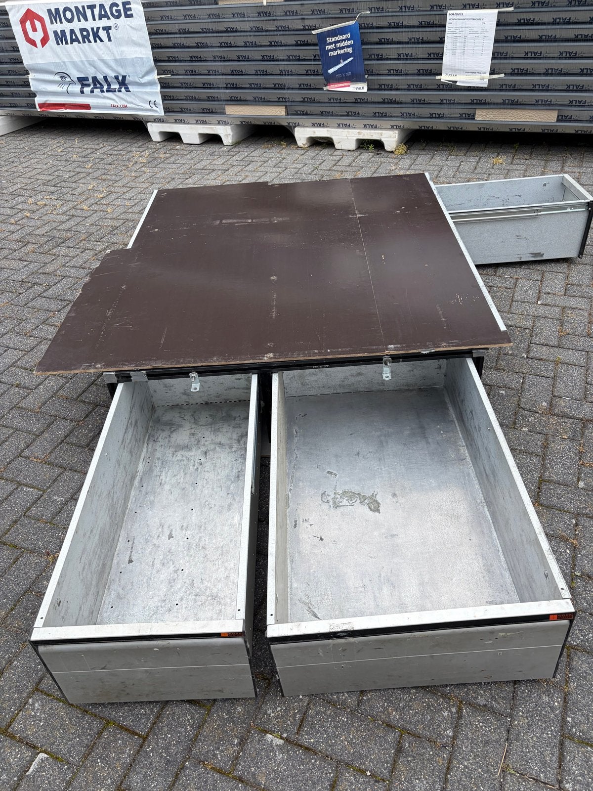 Opbergkisten met lades voor bedrijfswageninrichting kast, Auto diversen, Auto-accessoires, Gebruikt, Ophalen
