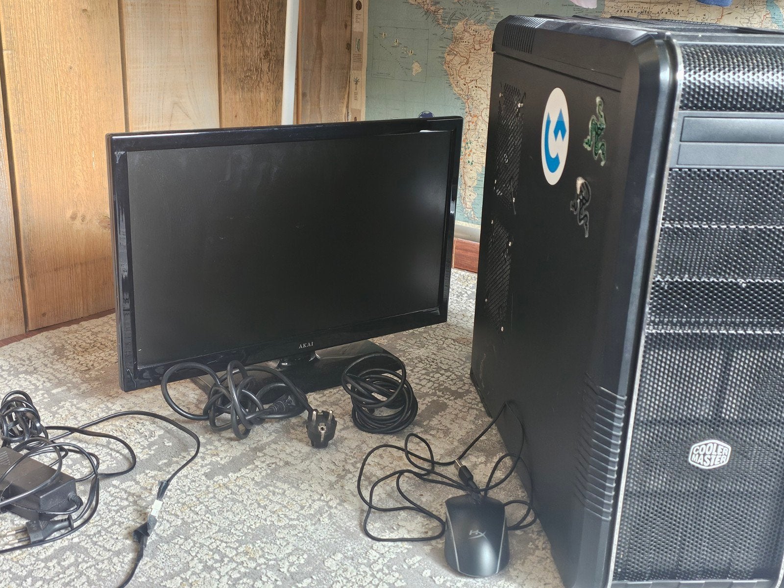 Complete PC set –i5-2500K/16GB/GTX560Ti+ monitor +Hyperx, Ophalen, Zo goed als nieuw, Gaming, SSD