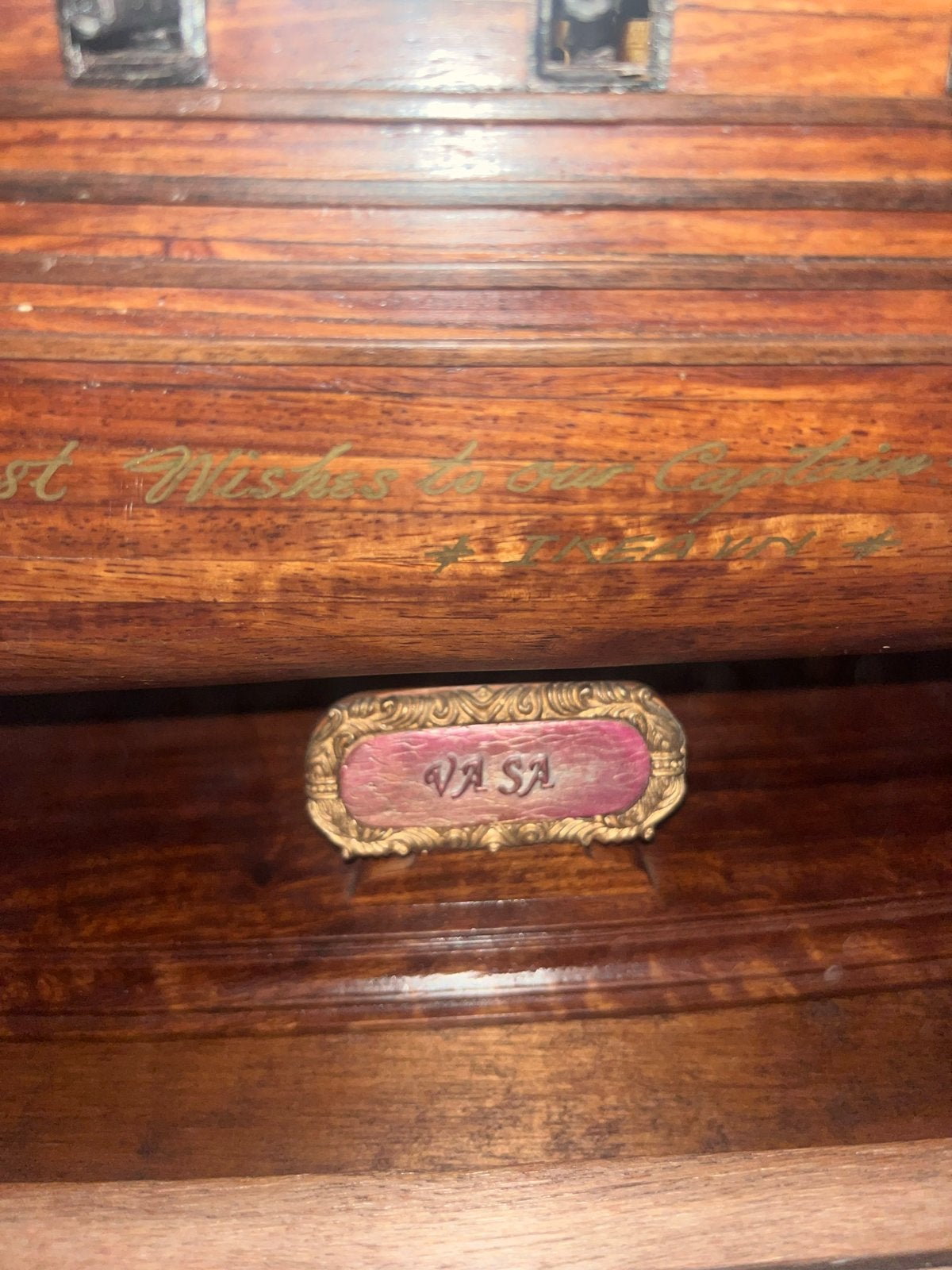 Gedetailleerd model van het schip Vasa in vitrine, Ophalen of Verzenden, Zo goed als nieuw, Groter dan 1:32, Overige merken