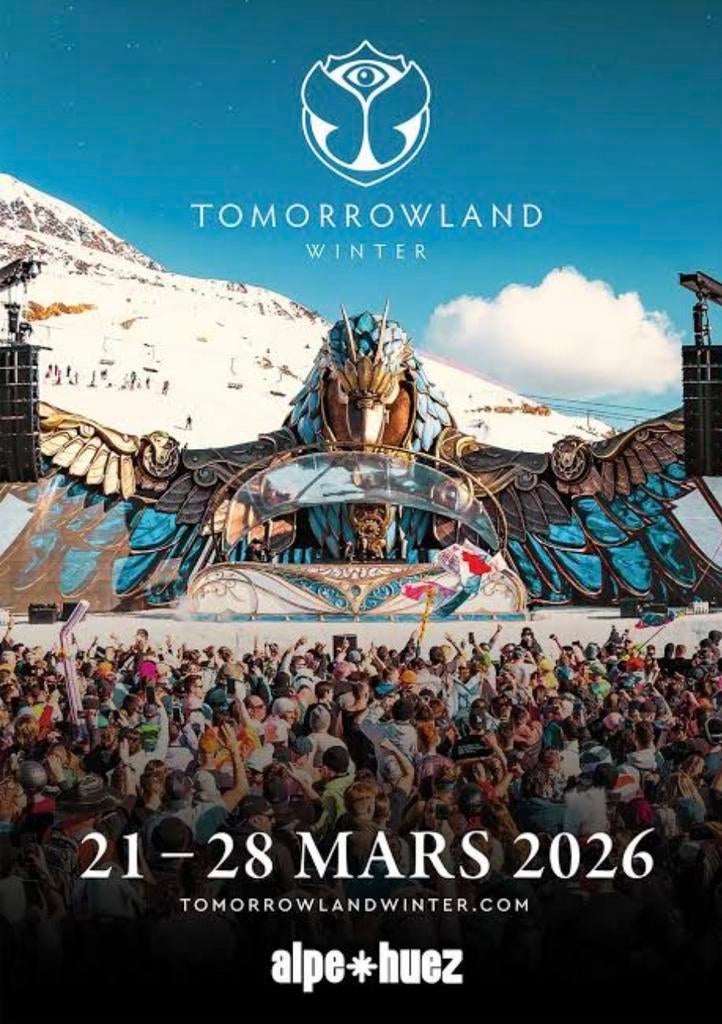 2 tickets tomorrowland winter (incl ski pas)  25 maart, Tickets en Kaartjes, Twee personen
