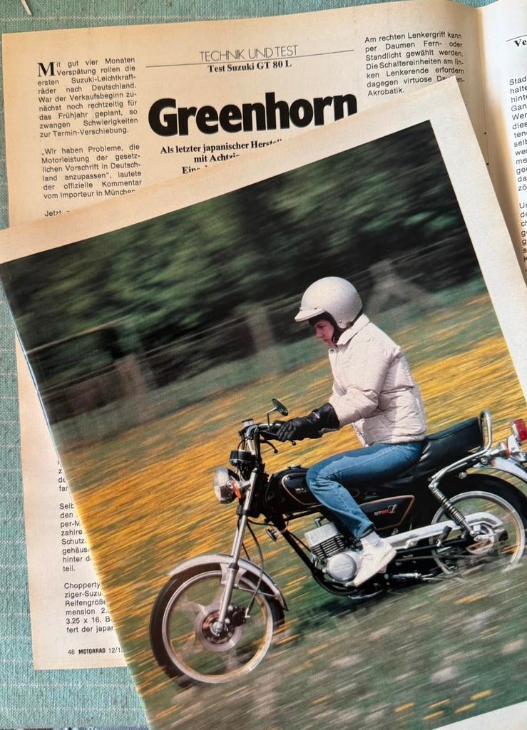 Test 1981 Suzuki GT80L, Verzenden, Zo goed als nieuw, Motoren