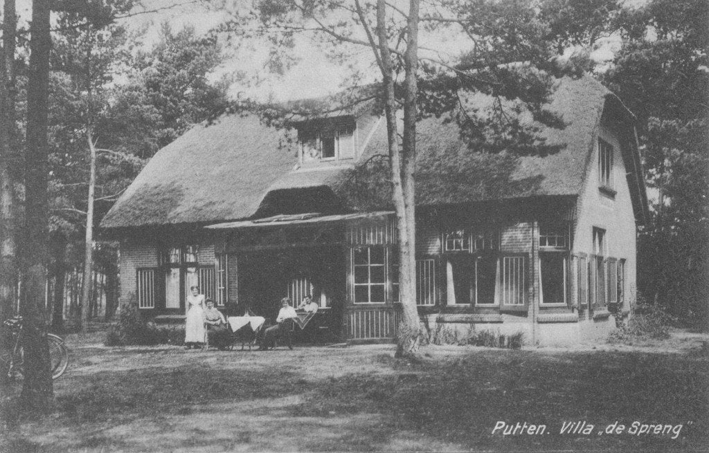 Putten Villa de Spreng, Verzenden, 1940 tot 1960, Ongelopen, Gelderland