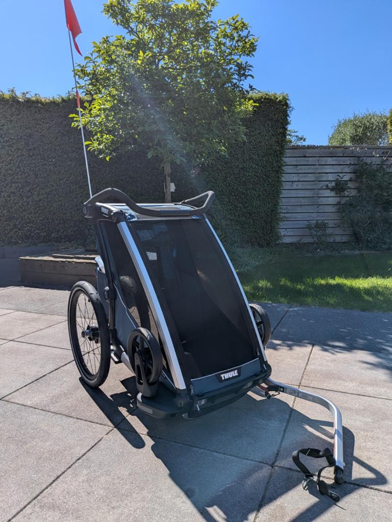 Thule Chariot Cross 1 fietskar - Zo goed als nieuw, Ophalen, Opvouwbaar, 20 tot 40 kg, Zo goed als nieuw